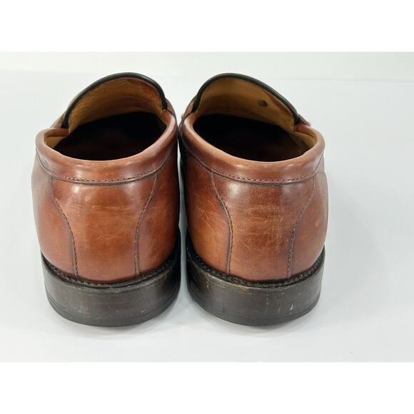 Allen Edmonds Mens Size 9D Hinsdale Walnut Penny‎ Loafers Slip On Dress Shoes main image 9